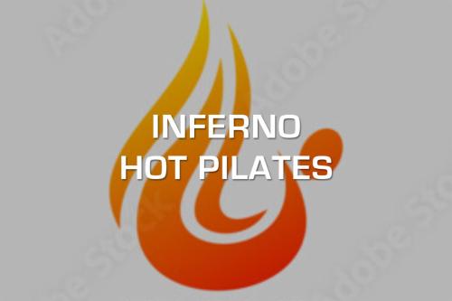 Inferno Hot Pilates - Inferno Hot Pilates combines Pilates principles with high intensity/ low impact interval training. It is an intense, full body workout designed to strengthen muscles, burn fat and increase fitness levels. It focuses on building a strong core, arms, legs and cardio in a warm room. The heat and the  high intensity keep your heart rate up helping you burn more fat and realize all the benefits of a high caliber cardio workout.  Appropriate for all levels. (95 degrees) <br><b>Click to Book Now!</b>